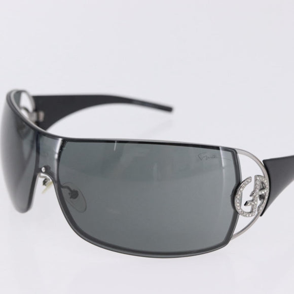 GUCCI Giorgio Armani Sunglasses Plastic 2 Set Black Brown Auth bs36929