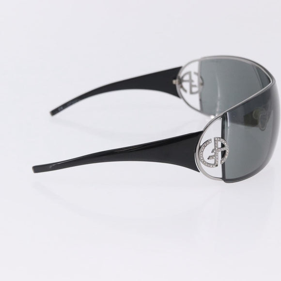 GUCCI Giorgio Armani Sunglasses Plastic 2 Set Black Brown Auth bs36929