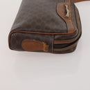 CELINE Macadam Canvas Shoulder Bag PVC Leather 3 Set Brown Auth bs36930-12