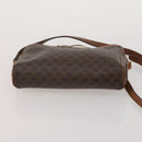 CELINE Macadam Canvas Shoulder Bag PVC Leather 3 Set Brown Auth bs36930-16