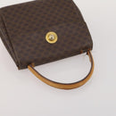 CELINE Macadam Canvas Shoulder Bag PVC Leather 3 Set Brown Auth bs36930-21
