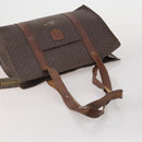 CELINE Macadam Canvas Shoulder Bag PVC Leather 3 Set Brown Auth bs36930-5