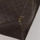 CELINE Macadam Canvas Shoulder Bag PVC Leather 3 Set Brown Auth bs36930-8
