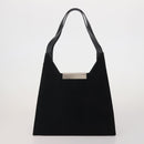 Salvatore Ferragamo Shoulder Bag Nylon Canvas Felt 4 Set Black Auth bs36931-10