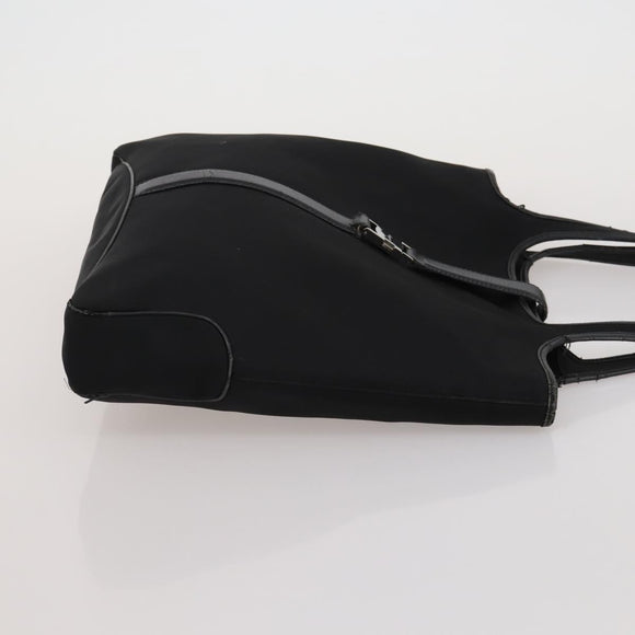 Salvatore Ferragamo Shoulder Bag Nylon Canvas Felt 4 Set Black Auth bs36931