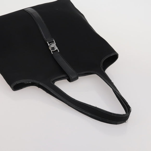 Salvatore Ferragamo Shoulder Bag Nylon Canvas Felt 4 Set Black Auth bs36931