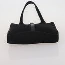 Salvatore Ferragamo Shoulder Bag Nylon Canvas Felt 4 Set Black Auth bs36931-26