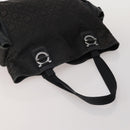 Salvatore Ferragamo Shoulder Bag Nylon Canvas Felt 4 Set Black Auth bs36931-5