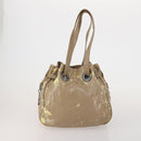 Christian Dior Shoulder Bag Nylon PVC Canvas 2 Set Brown Auth bs36932-2