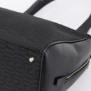 Gianni Versace Tote Bag Canvas Black Silver Auth bs36941-15
