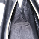 Gianni Versace Tote Bag Canvas Black Silver Auth bs36941-18