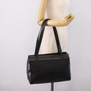 Gianni Versace Tote Bag Canvas Black Silver Auth bs36941-20