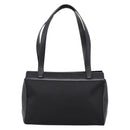 Gianni Versace Tote Bag Canvas Black Silver Auth bs36941-2