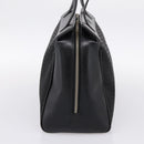 Gianni Versace Tote Bag Canvas Black Silver Auth bs36941-3