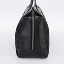 Gianni Versace Tote Bag Canvas Black Silver Auth bs36941-4