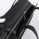 Gianni Versace Tote Bag Canvas Black Silver Auth bs36941-6