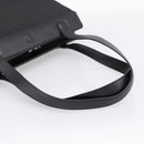 Gianni Versace Tote Bag Canvas Black Silver Auth bs36941-7