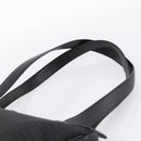 Gianni Versace Tote Bag Canvas Black Silver Auth bs36941-8