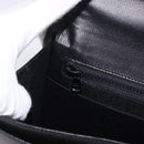 CELINE Business Bag Leather Black Gold Auth bs36942A-22