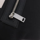 SAINT LAURENT Waist Bag Coated Canvas White Black Auth bs36944-18