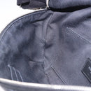 SAINT LAURENT Waist Bag Coated Canvas White Black Auth bs36944-23