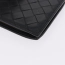 BOTTEGA VENETA INTRECCIATO Bifold Wallet Leather Black Auth bs36945-10