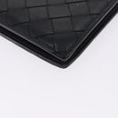 BOTTEGA VENETA INTRECCIATO Bifold Wallet Leather Black Auth bs36945-11