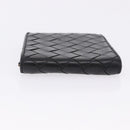 BOTTEGA VENETA INTRECCIATO Bifold Wallet Leather Black Auth bs36945-6