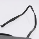 GIVENCHY Hand Bag Leather 2way Black Gold Auth bs36948-15
