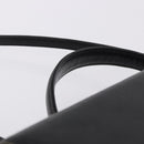 GIVENCHY Hand Bag Leather 2way Black Gold Auth bs36948-14