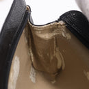 CHANEL Matelasse Pouch Caviar Skin Black Gold CC Auth bs36949-11