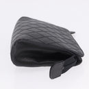 CHANEL Matelasse Pouch Caviar Skin Black Gold CC Auth bs36949-3