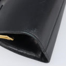 Salvatore Ferragamo Hand Bag Leather Black Gold Auth bs36950-11