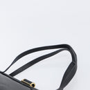 Salvatore Ferragamo Hand Bag Leather Black Gold Auth bs36950-8