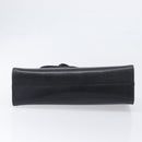 Salvatore Ferragamo Hand Bag Leather Black Gold Auth bs36950-9