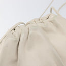 BOTTEGA VENETA Shoulder Bag Leather Ivory Gold Auth bs36951-10