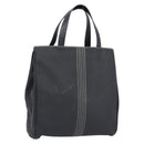 LOEWE Tote Bag Canvas PVC Black Silver Auth bs36953-1