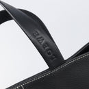 LOEWE Tote Bag Canvas PVC Black Silver Auth bs36953-9