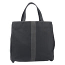 LOEWE Tote Bag Canvas PVC Black Silver Auth bs36953-2