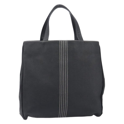 LOEWE Tote Bag Canvas PVC Black Silver Auth bs36953 - 0