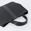 LOEWE Tote Bag Canvas PVC Black Silver Auth bs36953-6