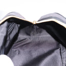 Christian Dior Trotter Canvas Hand Bag Black Gold Auth bs36954-19
