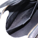 Christian Dior Trotter Canvas Hand Bag Black Gold Auth bs36954-22