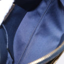 Miu Miu Chain Shoulder Bag Leather Blue Gold Auth bs36957A-18
