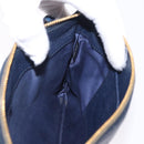 Miu Miu Chain Shoulder Bag Leather Blue Gold Auth bs36957A-20
