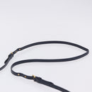 Miu Miu Chain Shoulder Bag Leather Blue Gold Auth bs36957A-8