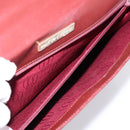 CARTIER Must Line Business Bag Leather Bordeaux Gold Auth bs36958-12
