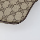 GUCCI GG Supreme Web Sherry Line Bag PVC Beige Gold 904 02 047 Auth bs36959-14
