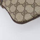 GUCCI GG Supreme Web Sherry Line Bag PVC Beige Gold 904 02 047 Auth bs36959-15