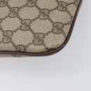 GUCCI GG Supreme Web Sherry Line Bag PVC Beige Gold 904 02 047 Auth bs36959-17